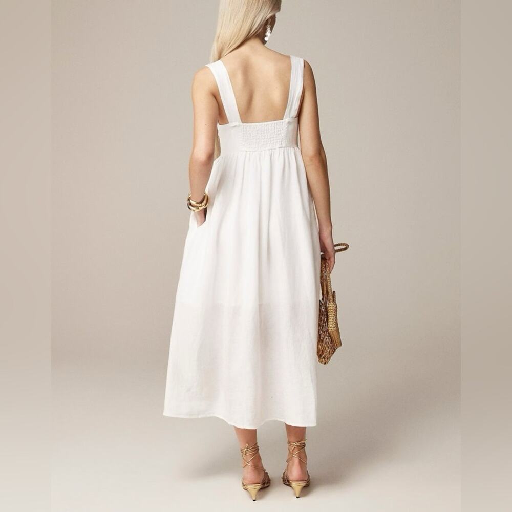 J. Crew White Linen Dress  Linen NWT NEW 20 - Picture 10 of 10